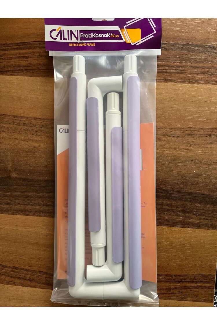 CALIN Plus Nakış Kasnağı / 28 cm x 35,5 cm Plastik Nakış Kasnağı (Mor)/ Calin Kasnak / Punch Kasnağı