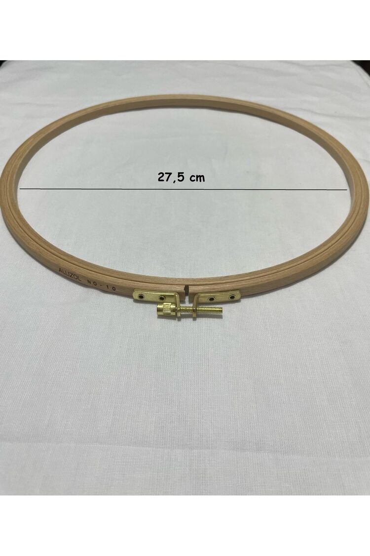 Allizol Vidalı Ahşap Nakış Kasnağı (AL 202-10), Punch Kasnağı (27,5 CM'LİK TEK KASNAK)