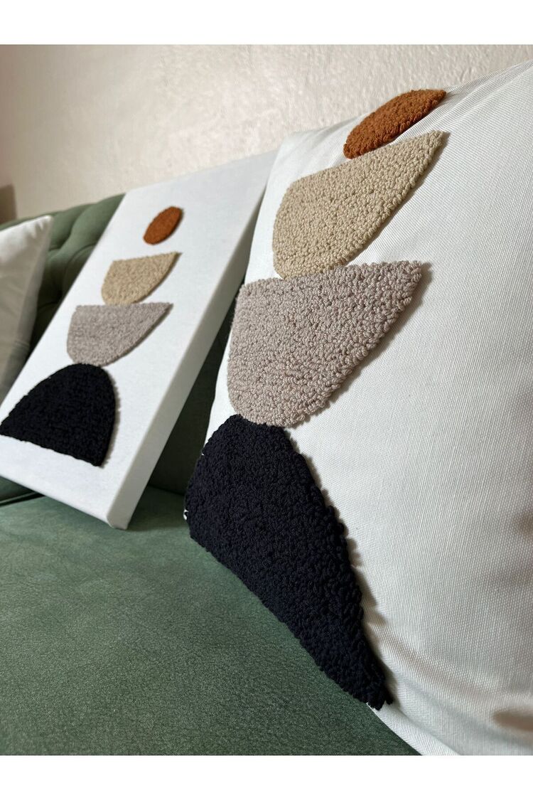 50cm x 40cm Punch Nakışlı Dekaratif Duvar Panosu/Ev dekorasyon