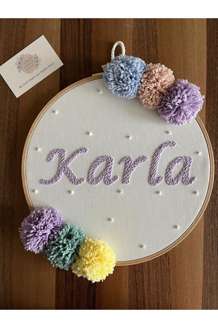 30cm- Bebek Kapı Süsü/ Hastane Odası Kapı Süsü/isimli Kapı Süsü, Isimli Duvar Panosu, Punch
