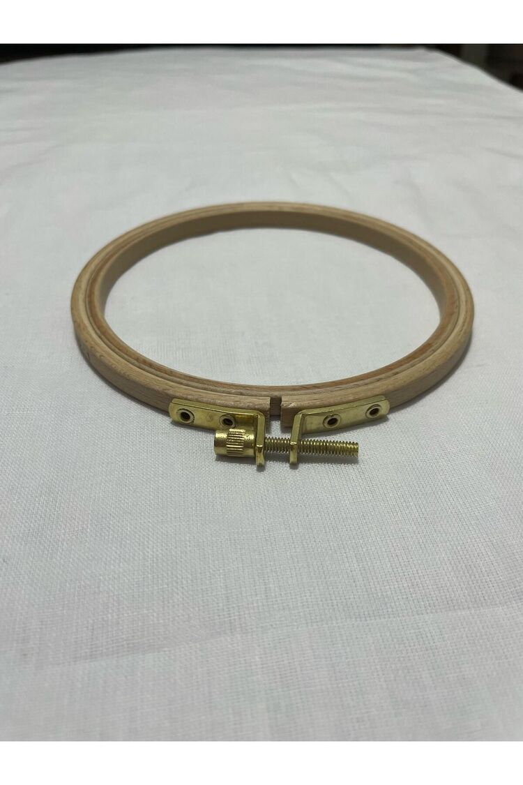 Allizol Vidalı Ahşap Nakış Kasnağı (AL 202-1), Punch Kasnağı (12,5 CM'LİK TEK KASNAK)