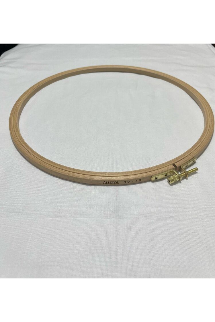 Allizol Vidalı Ahşap Nakış Kasnağı (AL 202-10), Punch Kasnağı (27,5 CM'LİK TEK KASNAK)