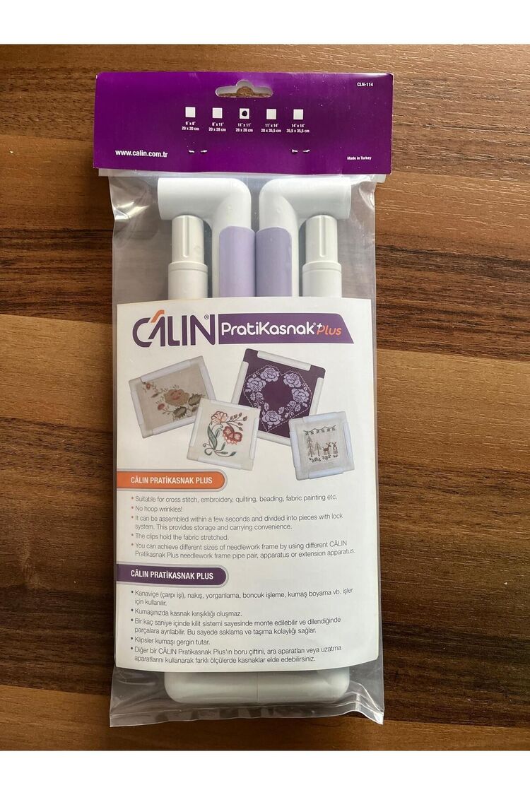 CALIN Plus Nakış Kasnağı / 28 cm x 28 cm Plastik Nakış Kasnağı / Calin Kasnak / Punch Kasnağı
