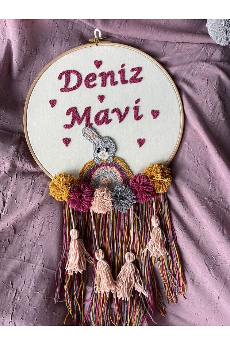 30cm- Bebek Kapı Süsü/ Hastane Odası Kapı Süsü/isimli Kapı Süsü, Isimli Duvar Panosu, Punch