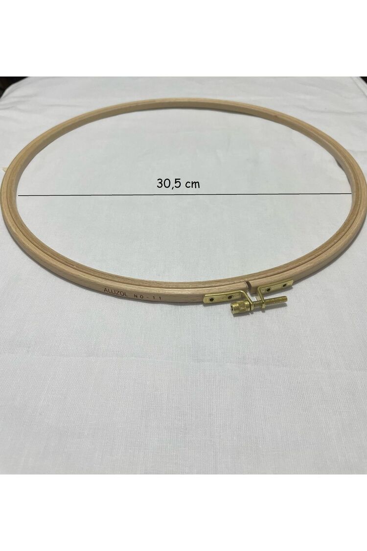 Allizol Vidalı Ahşap Nakış Kasnağı (AL 202-11), Punch Kasnağı (30,5 CM'LİK TEK KASNAK)