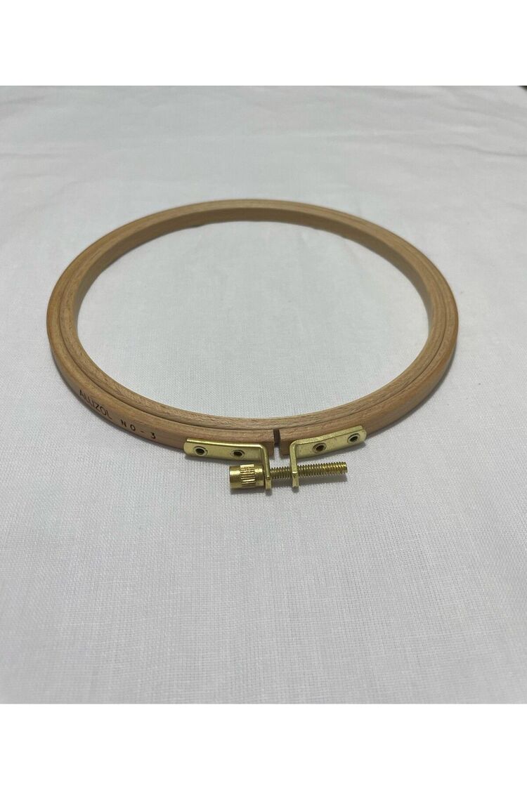 Allizol Vidalı Ahşap Nakış Kasnağı (AL 202-3), Punch Kasnağı (15,5 CM'LİK TEK KASNAK)
