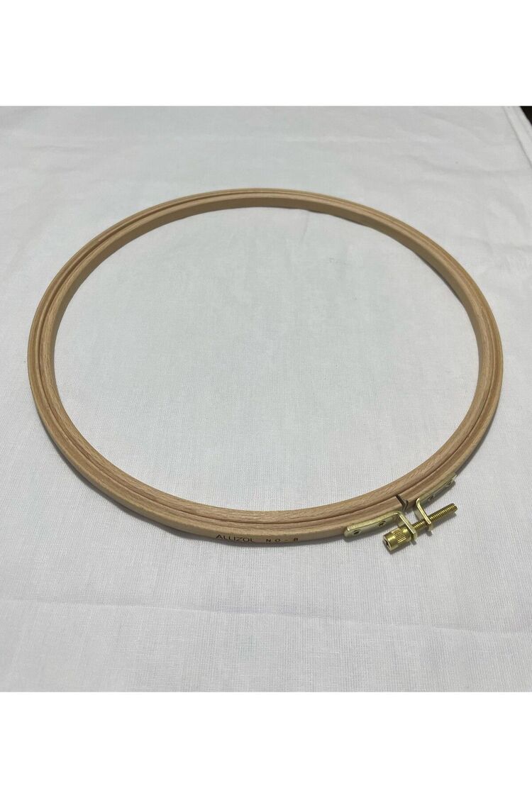 Allizol Vidalı Ahşap Nakış Kasnağı (AL 202-8), Punch Kasnağı (25 CM'LİK TEK KASNAK)