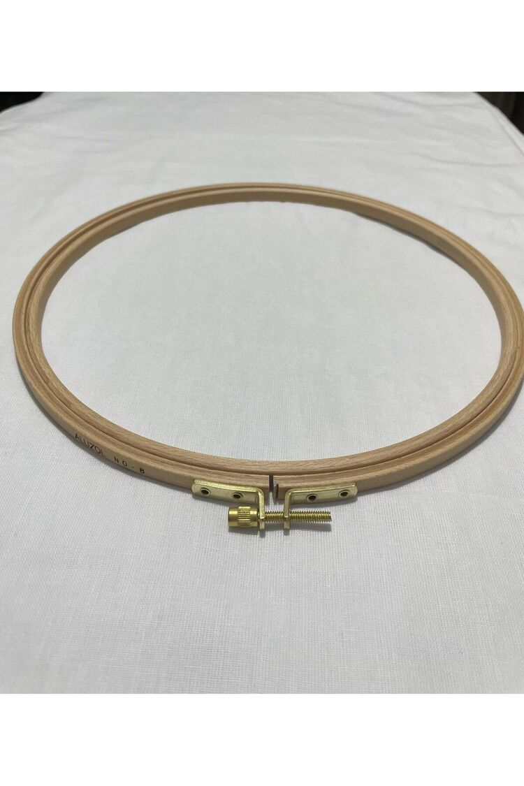Allizol Vidalı Ahşap Nakış Kasnağı (AL 202-8), Punch Kasnağı (25 CM'LİK TEK KASNAK)