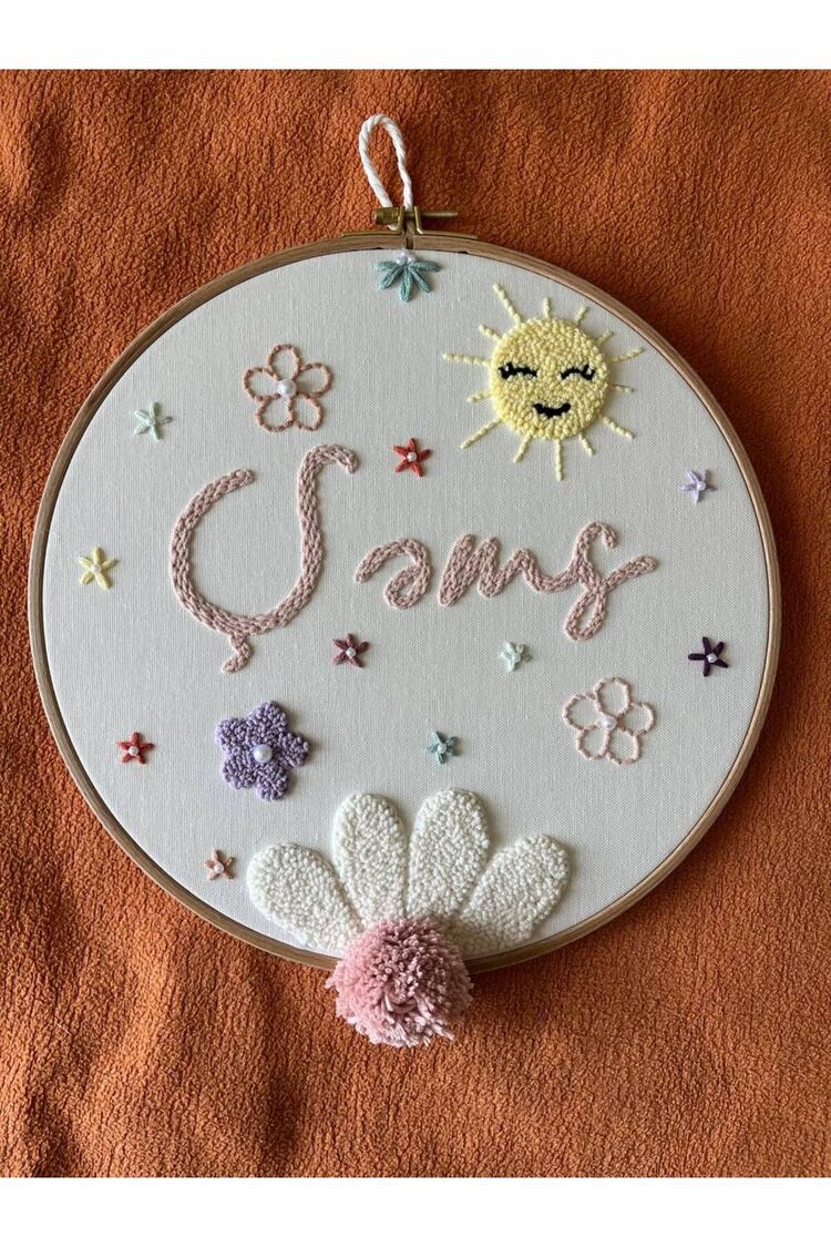 30cm- Bebek Kapı Süsü/ Hastane Odası Kapı Süsü/isimli Kapı Süsü, Isimli Duvar Panosu, Punch