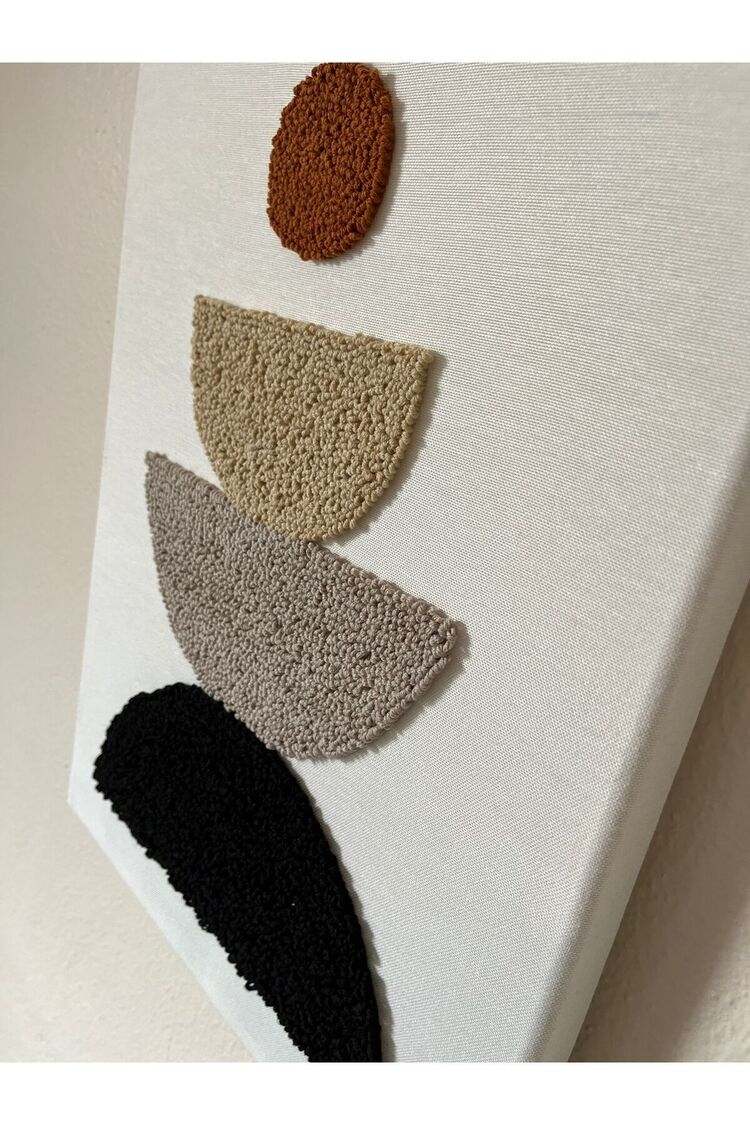 50cm x 40cm Punch Nakışlı Dekaratif Duvar Panosu/Ev dekorasyon