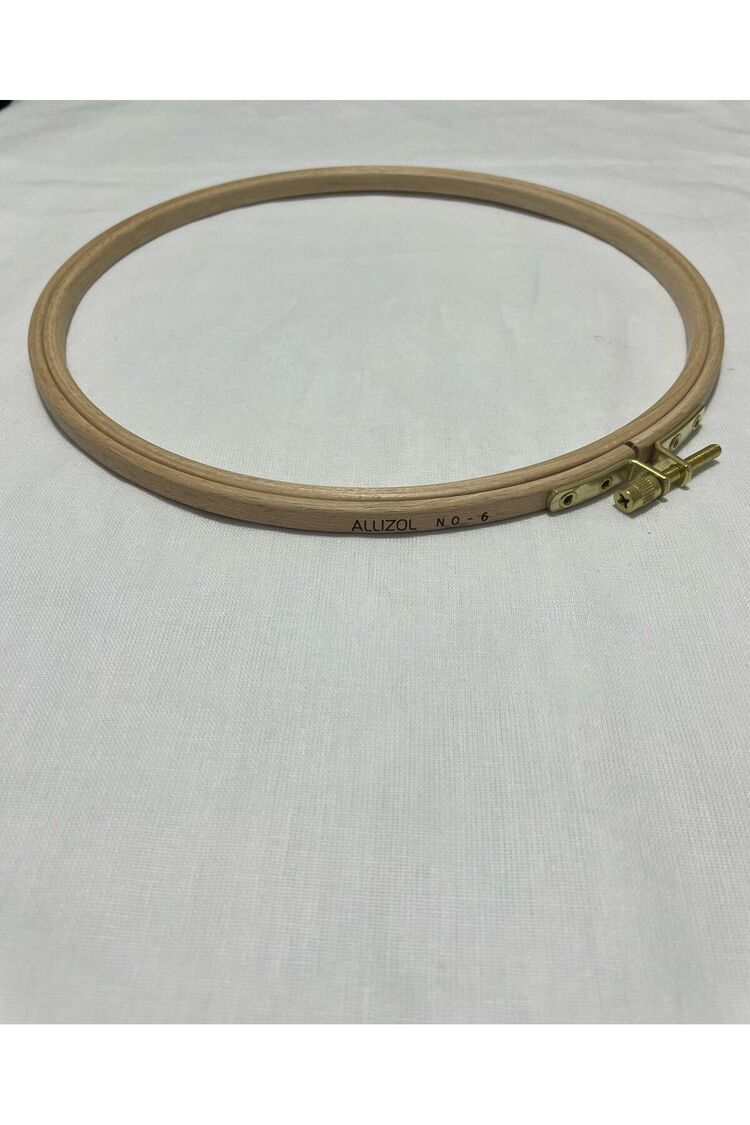 Allizol Vidalı Ahşap Nakış Kasnağı (AL 202-6), Punch Kasnağı (21,5 CM'LİK TEK KASNAK)