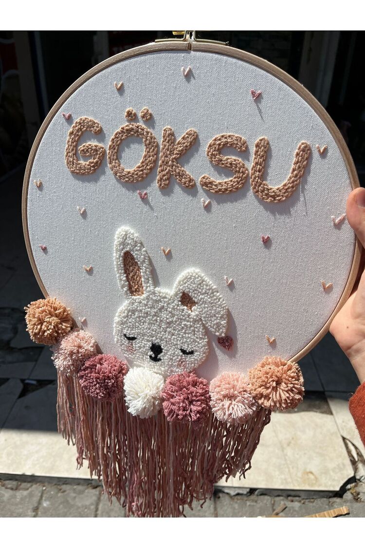 30cm- Bebek Kapı Süsü/ Hastane Odası Kapı Süsü/isimli Kapı Süsü, Isimli Duvar Panosu, Punch