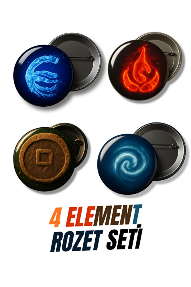 4 ELEMENT ROZET SETİ-4 ADET-44 mm