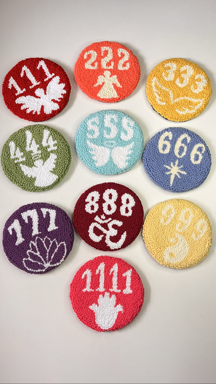 Angel Numbers Coasters
