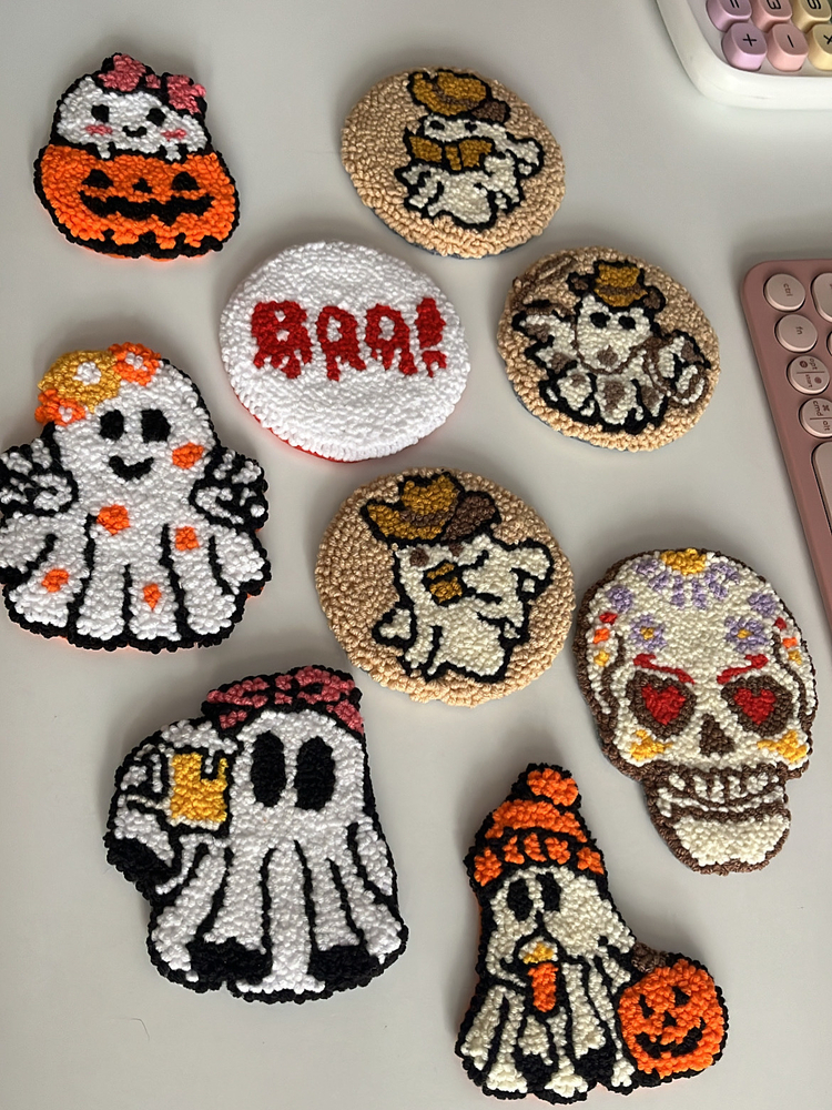 Spooky Rodeo Handmade Coasters
