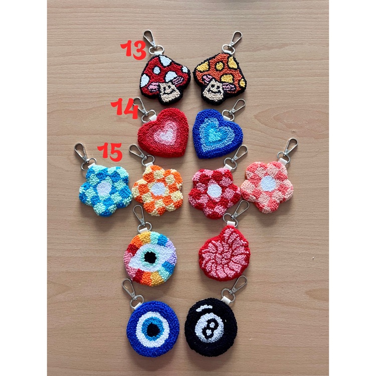 Punch Needle Anahtarlık / Charm