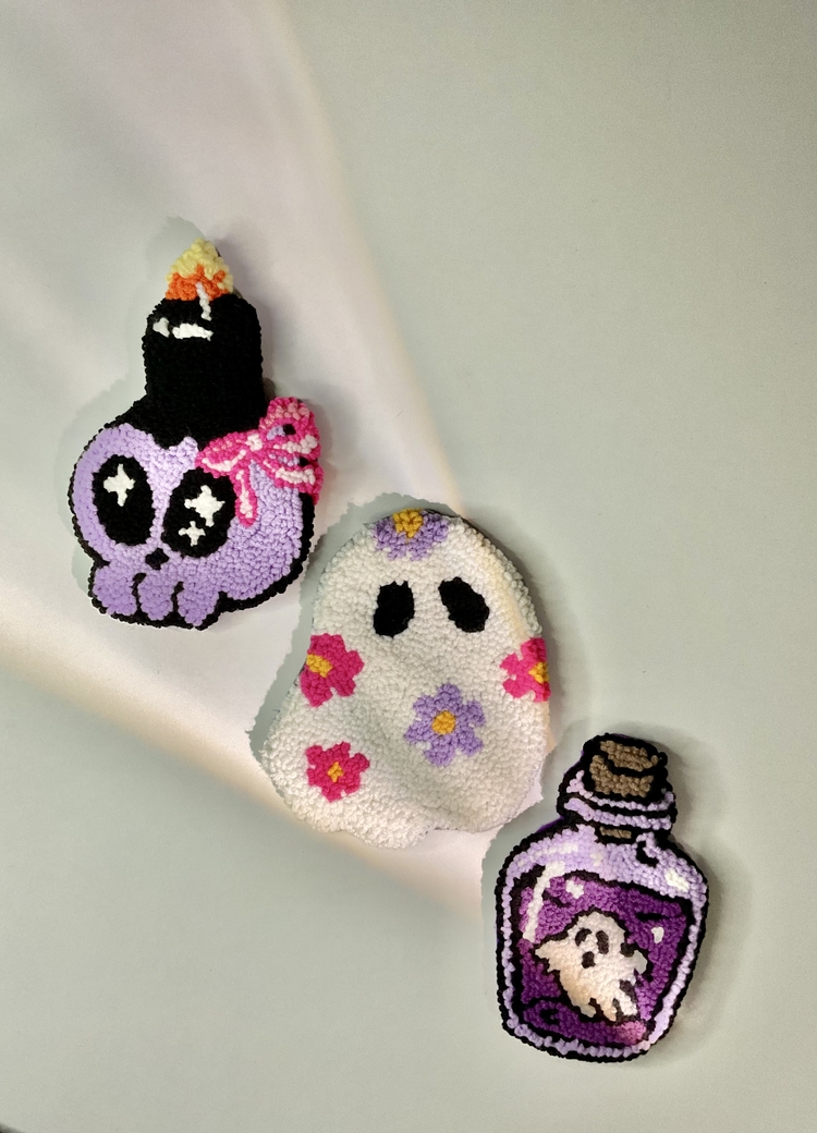 Magical Halloween Handmade Coasters