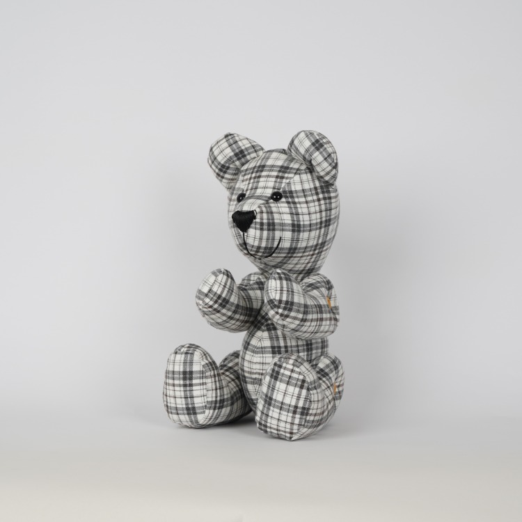 GRİ EKOSE TEDDY BEAR