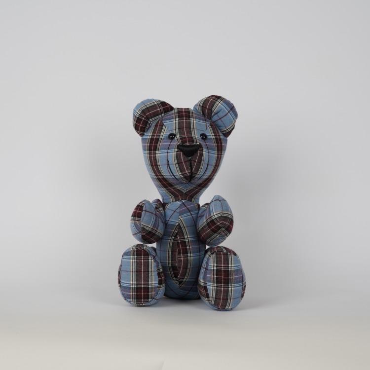 MAVİ EKOSE TEDDY BEAR