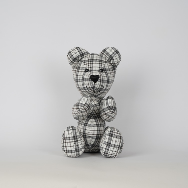 GRİ EKOSE TEDDY BEAR