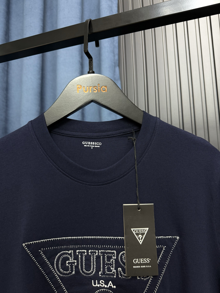 Guess T-shirt Premium Lacivert 