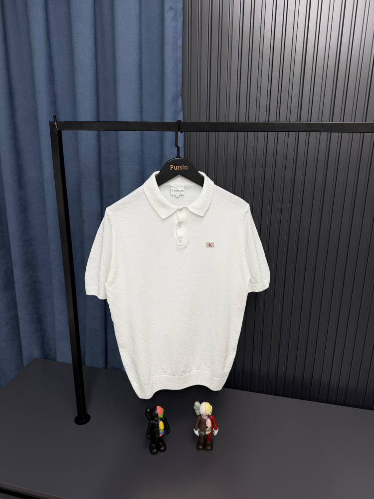 Calvin Klein Polo Yaka Havlu T-shirt Premium