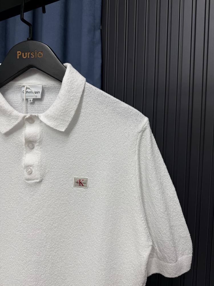 Calvin Klein Polo Yaka Havlu T-shirt Premium