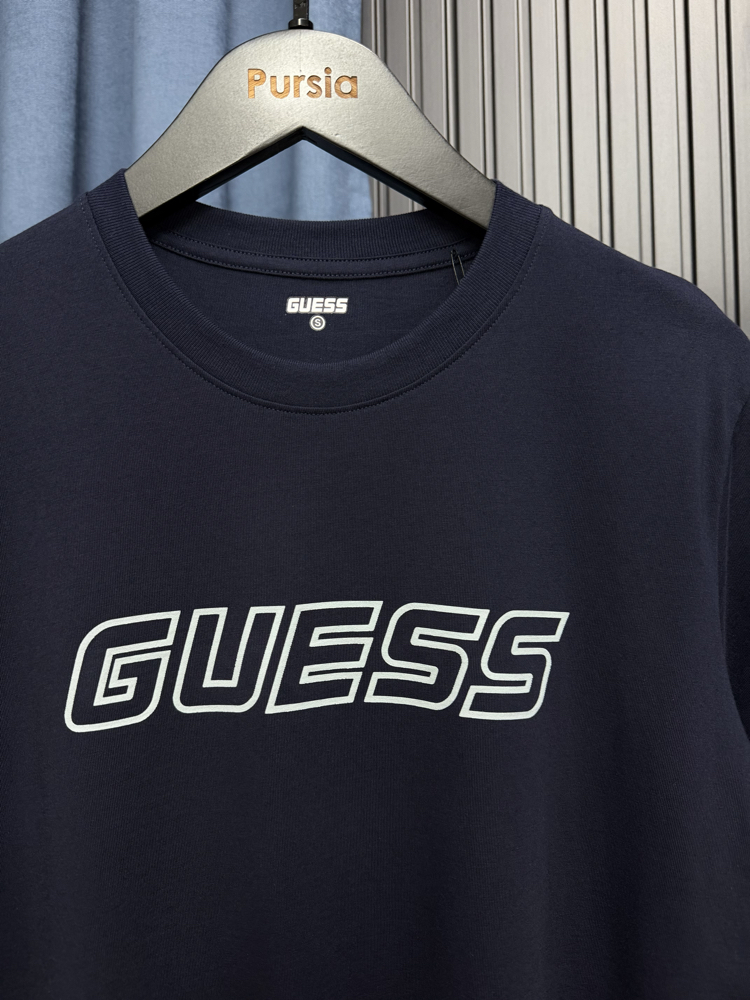 Guess T-shirt Premium Lacivert 