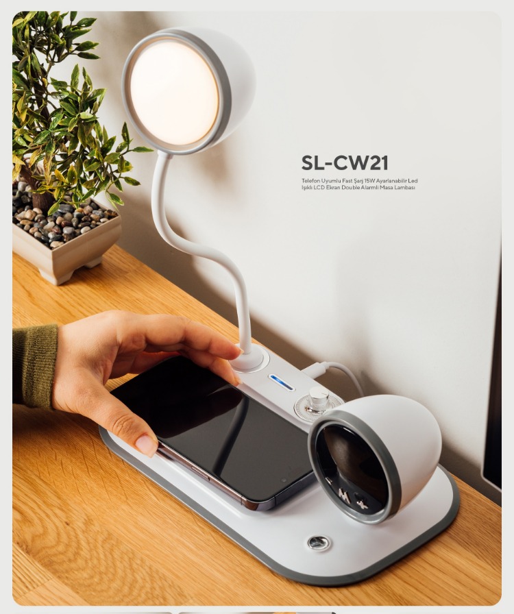 S-link SL-CW21 Telefon Uyumlu Fast Şarj 15W
