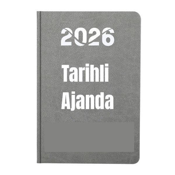 2026 Tarihli Ajanda Gri