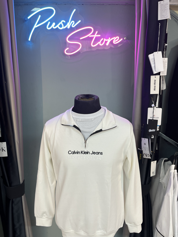 Calvin Klein Yarım Fermuar – A Kalite Premium Kumaş
