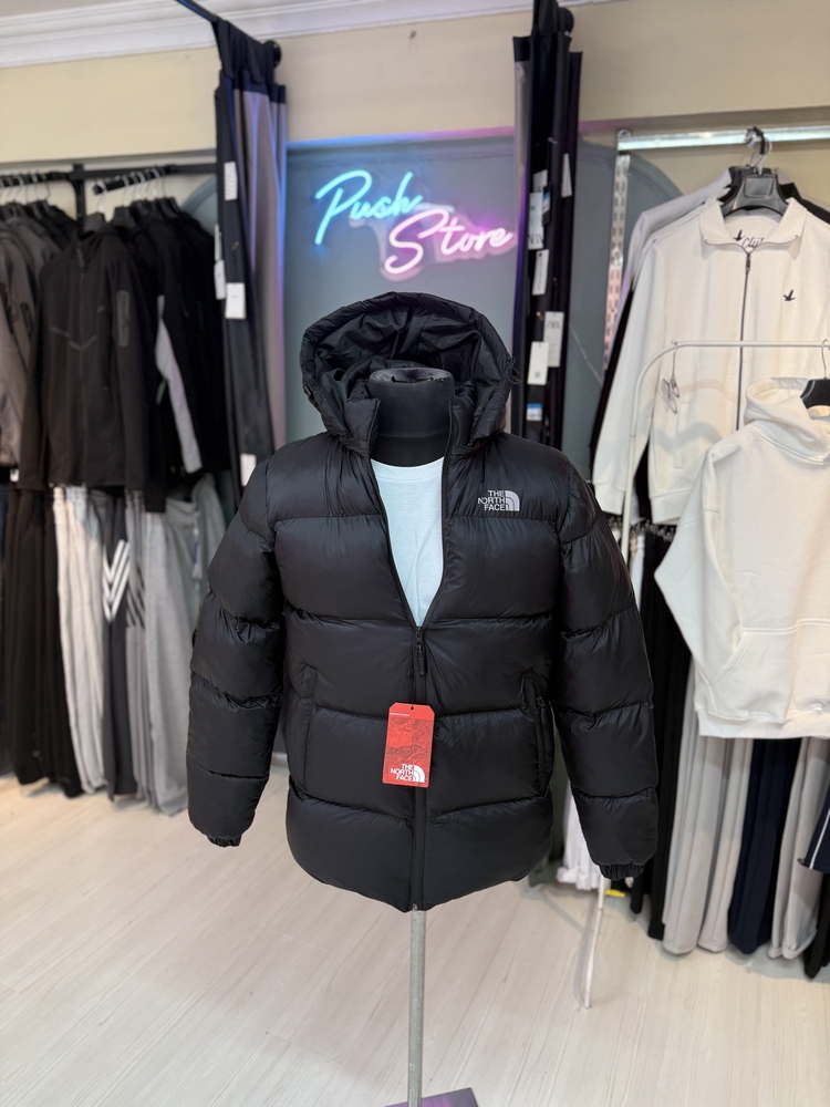 The North Face Siyah Kapusonlu Sisme Mont – Kışlık Dış Giyim