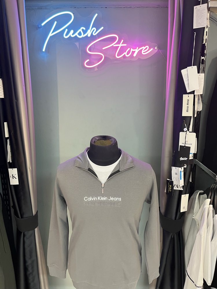 Calvin Klein Yarım Fermuar – A Kalite Premium Kumaş