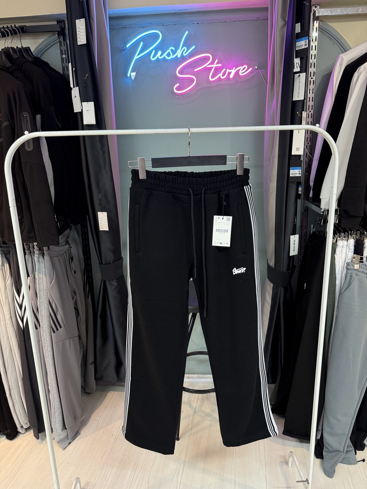 PullBear STWD Siyah Şeritli Esofman Alti – Erkek Spor Giyim