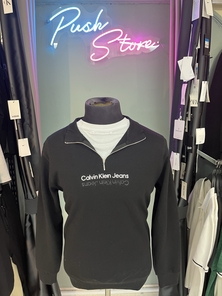 Calvin Klein Yarım Fermuar – A Kalite Premium Kumaş