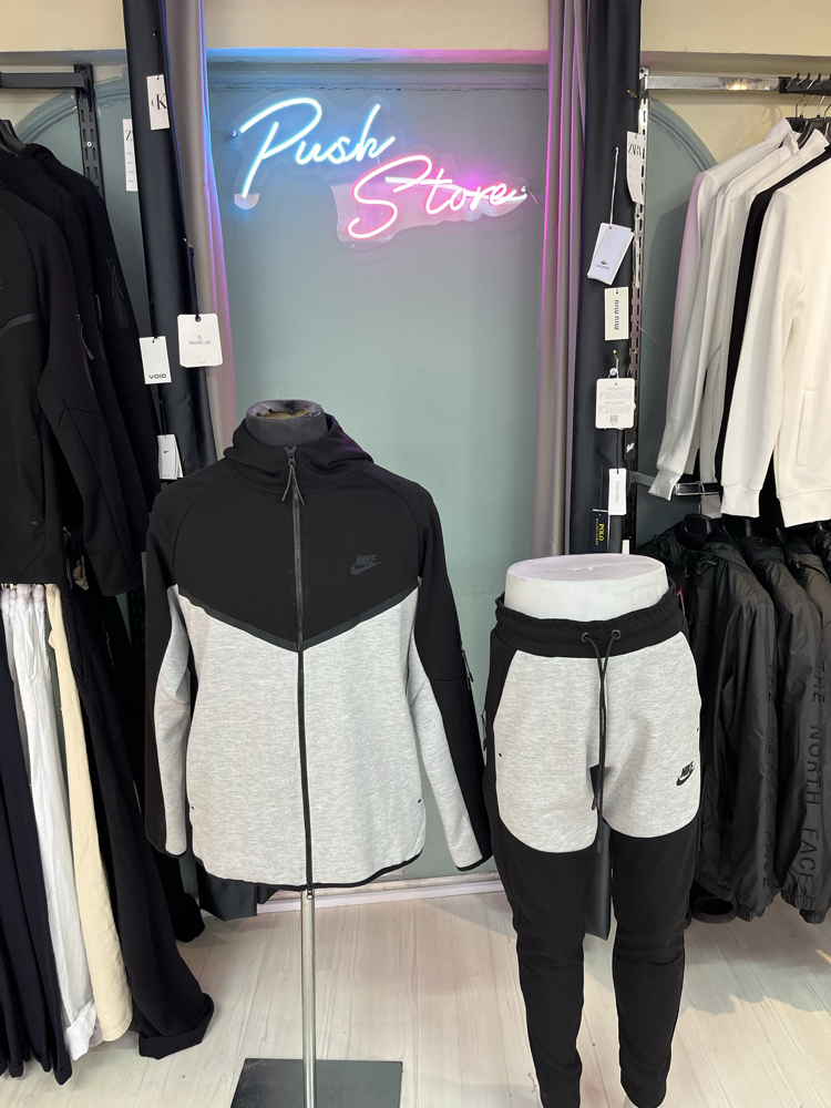 Nike Tech Gri Siyah Esorfman Takimi – Erkek Spor Giyim