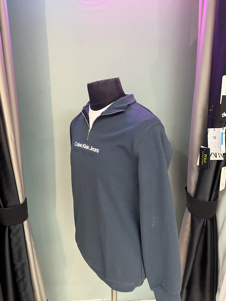 Calvin Klein Yarım Fermuar – A Kalite Premium Kumaş