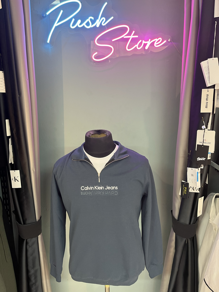 Calvin Klein Yarım Fermuar – A Kalite Premium Kumaş