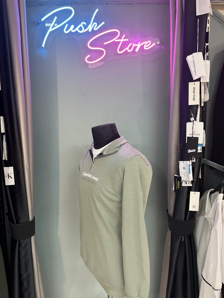 Calvin Klein Yarım Fermuar – A Kalite Premium Kumaş