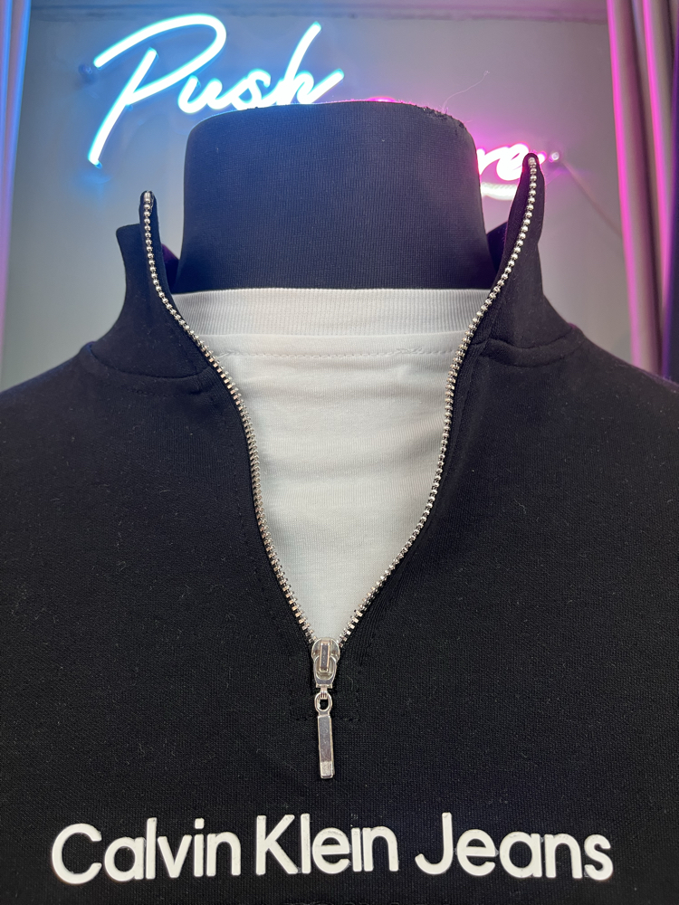 Calvin Klein Yarım Fermuar – A Kalite Premium Kumaş