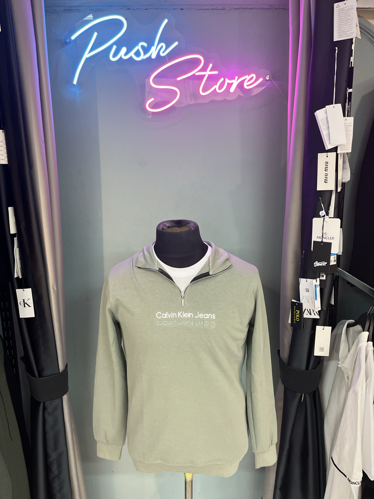 Calvin Klein Yarım Fermuar – A Kalite Premium Kumaş