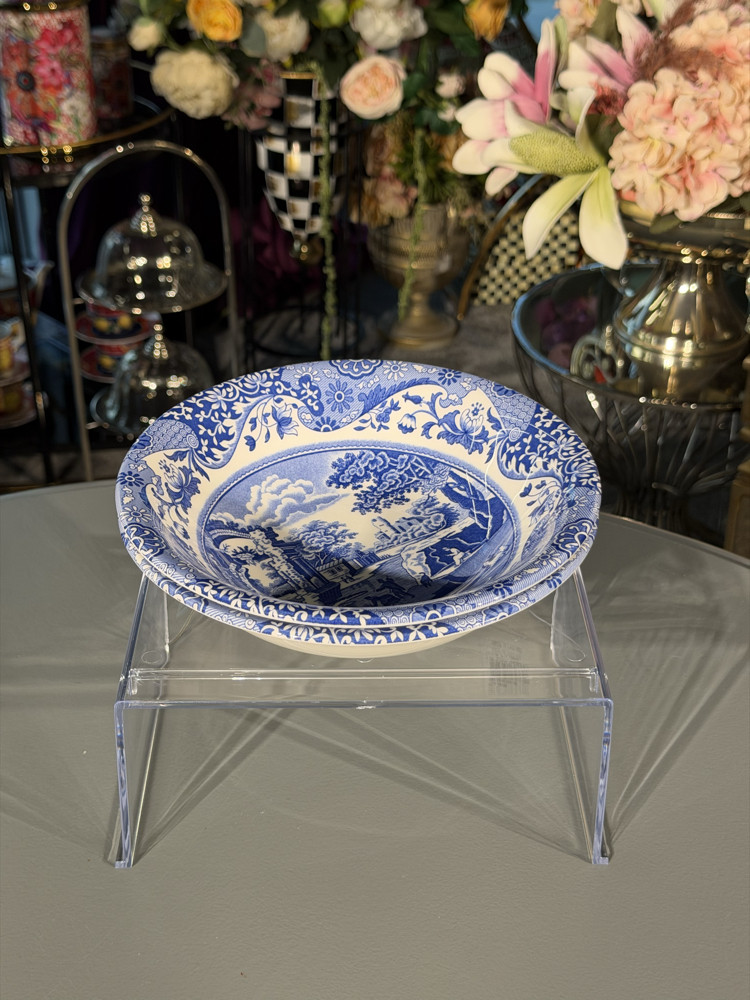 Spode Blue Italian Porselen Kase