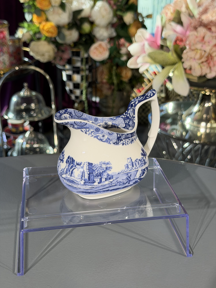 Spode Blue Italian Porselen Sütlük