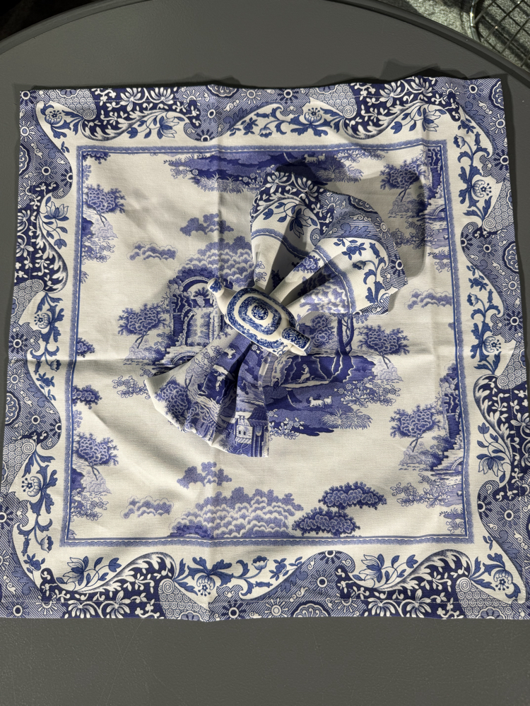 Spode Blue Italian Peçetelik