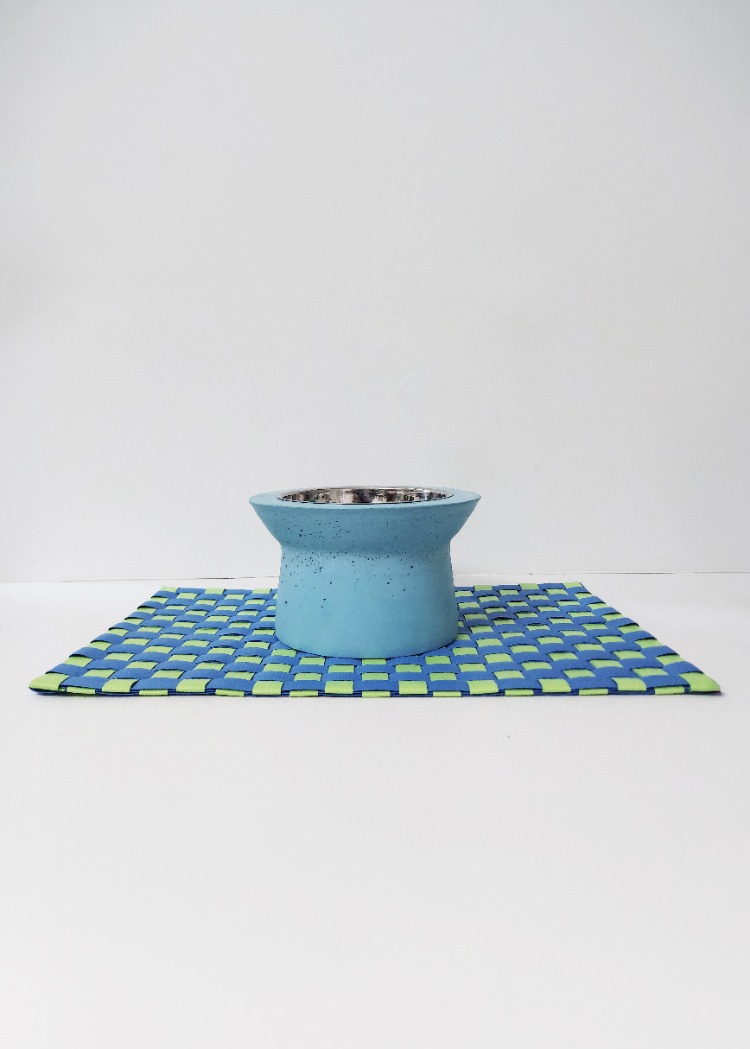 Woven Collection | Mama Kabı Matı | Mavi- Fıstık Yeşili