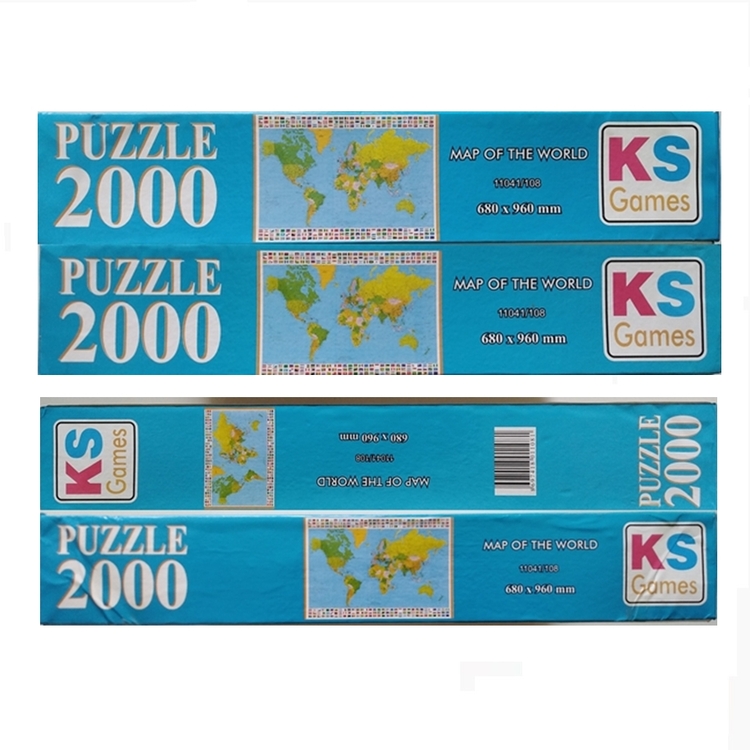 KS Puzzle''Map Of The World'' 2000 Parça