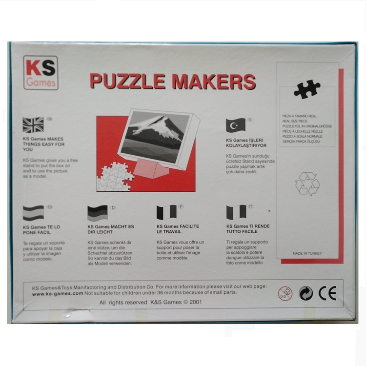 KS Puzzle''Map Of The World'' 2000 Parça