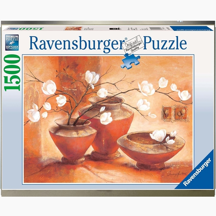 Ravensburger ''Beyaz Manolyalar'' 1500 Parça