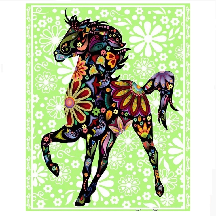 Pintoo ''The Colorful Horse'' 500 Parça