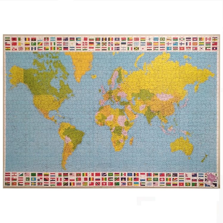 KS Puzzle''Map Of The World'' 2000 Parça